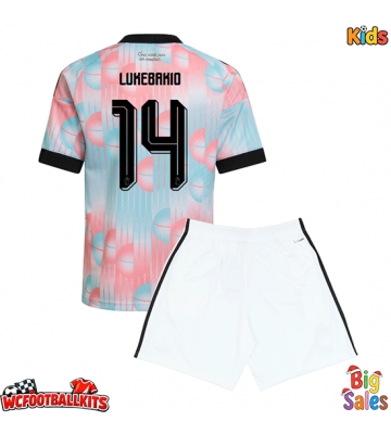 Belgium Dodi Lukebakio #14 Replica Away Stadium Kit for Kids World Cup 2026 Short Sleeve (+ pants)